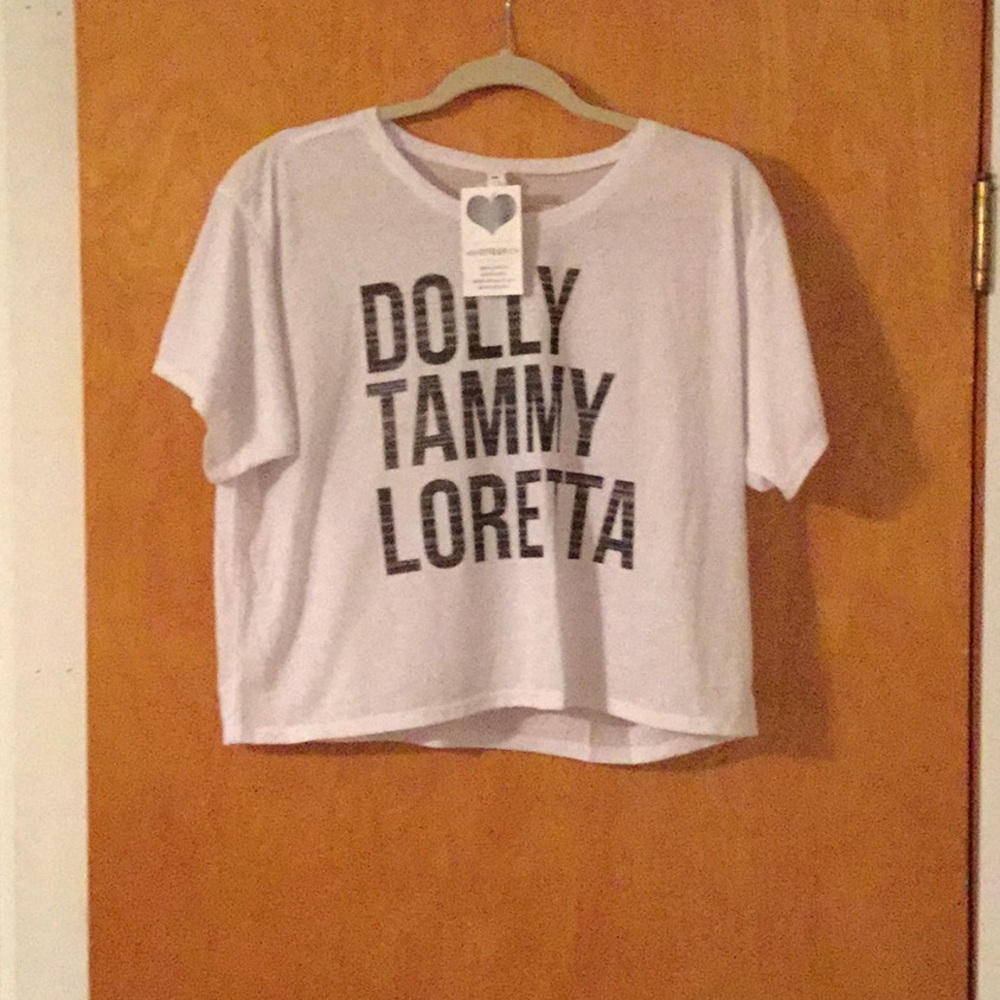 Never worn with tags crop top
